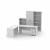 Mobilier de birou Johan New - Alb 