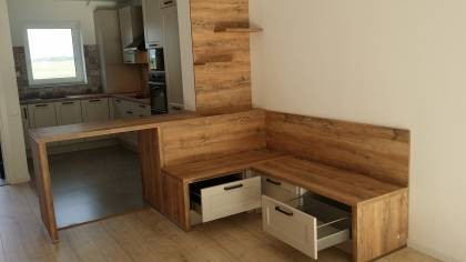 Referință - Mobilier sufragerie / dining rustic Kuechentreff Chalet - Nisip mat