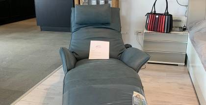 Lichidare - Fotoliu recliner cu masaj Koinor Joleen, gri-albăstrui